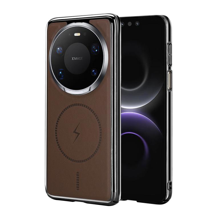 For Huawei Mate 80 Electroplated Magnetic Series Ultra-Thin Shockproof Phone Case