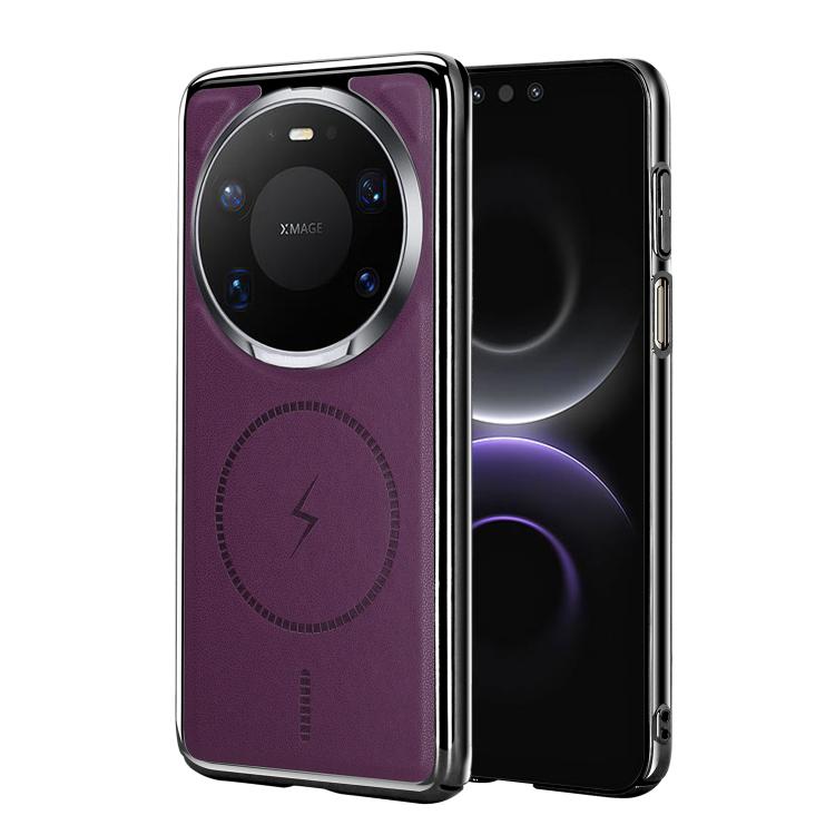 For Huawei Mate 80 Electroplated Magnetic Series Ultra-Thin Shockproof Phone Case