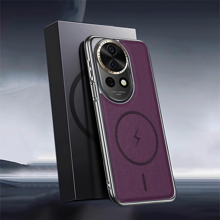 For Huawei Nova 12 Pro Electroplated Magnetic Series Ultra-Thin Shockproof Phone Case