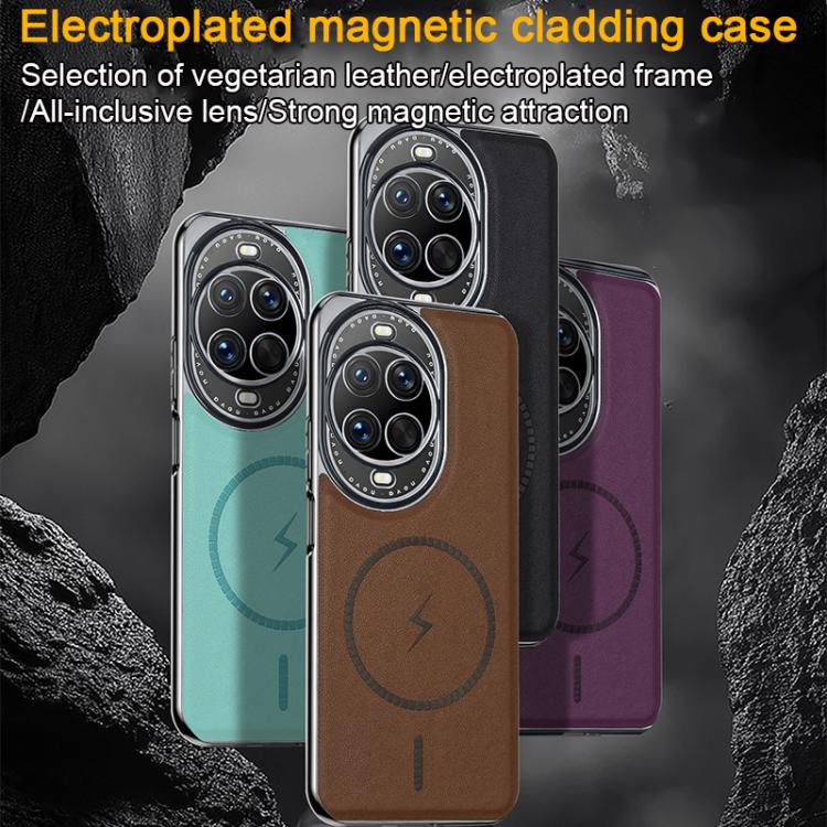 For Huawei Mate 40 Electroplated Magnetic Series Ultra-Thin Shockproof Phone Case