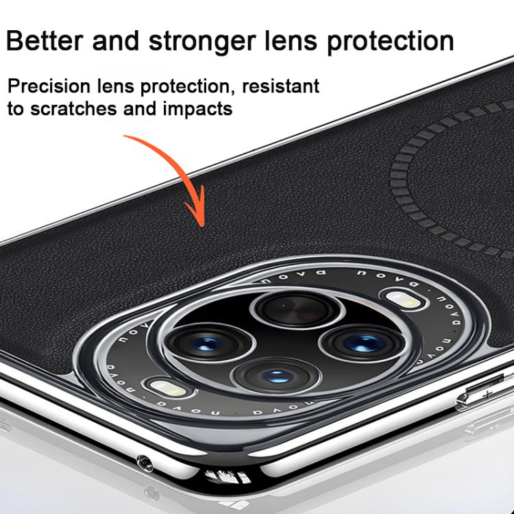 For Huawei Mate 80 Electroplated Magnetic Series Ultra-Thin Shockproof Phone Case