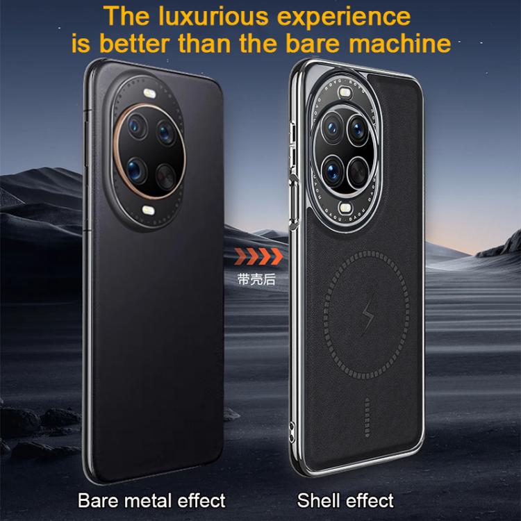 For Huawei Mate 40 Electroplated Magnetic Series Ultra-Thin Shockproof Phone Case