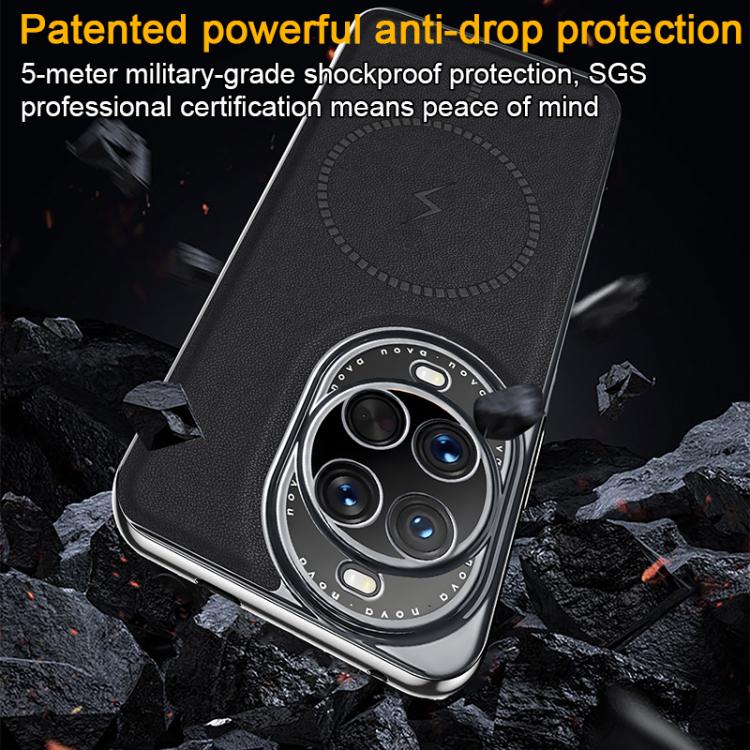 For Huawei Mate 70 Pro Electroplated Magnetic Series Ultra-Thin Shockproof Phone Case