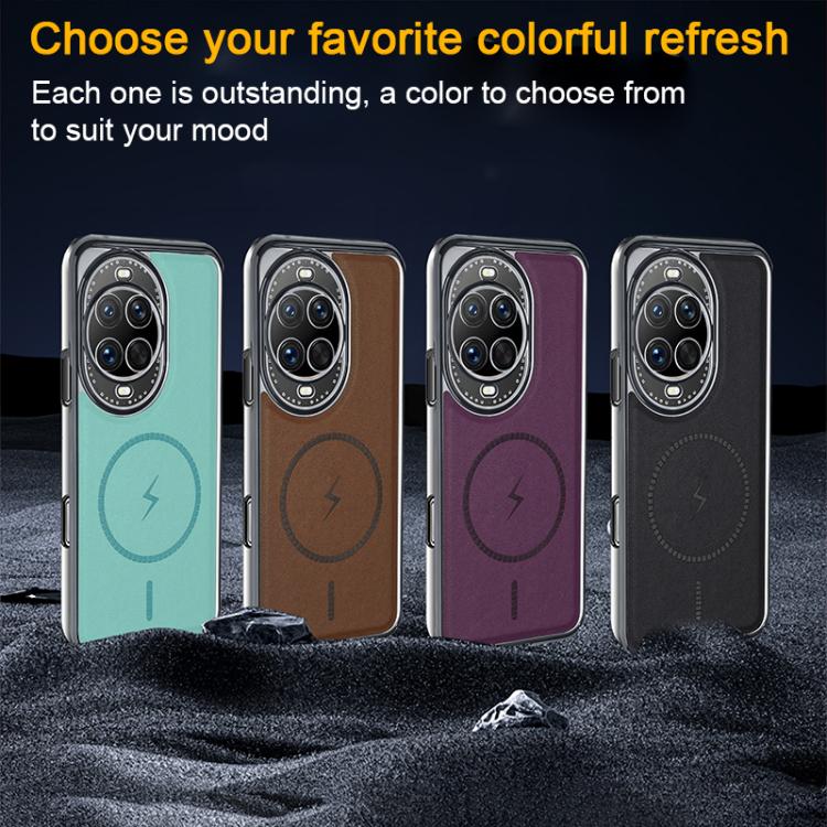 For Huawei Nova 12 Electroplated Magnetic Series Ultra-Thin Shockproof Phone Case