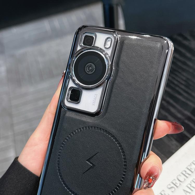 For Huawei P60 Pro / P60 Electroplated Magnetic Series Ultra-Thin Shockproof Phone Case