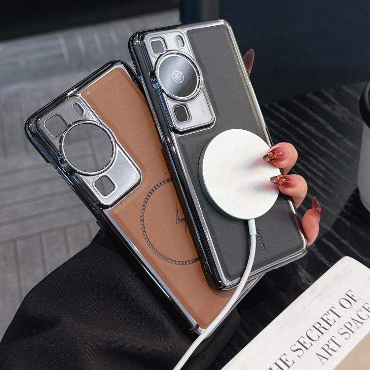For Huawei P60 Pro / P60 Electroplated Magnetic Series Ultra-Thin Shockproof Phone Case