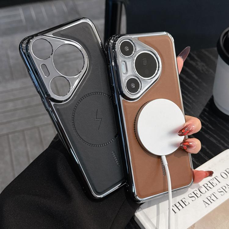 For Huawei Pura 70 Pro/70 Pro+ Electroplated Magnetic Series Ultra-Thin Shockproof Phone Case
