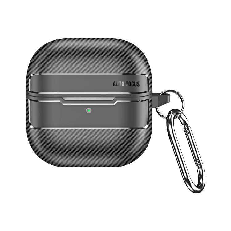 For Huawei FreeClip 2 Carbon Fiber Texture Bluetooth Earphone Protective Case