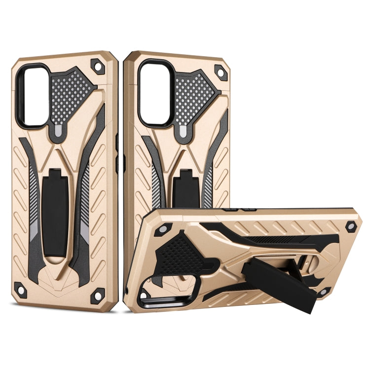 For OPPO Realme 7 Pro Shockproof TPU + PC Protective Case with Holder