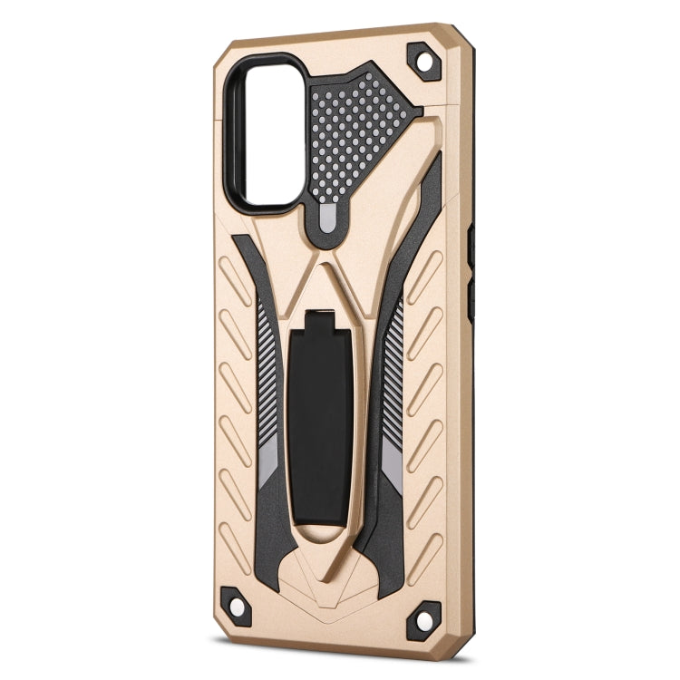 For OPPO Realme 7 Pro Shockproof TPU + PC Protective Case with Holder