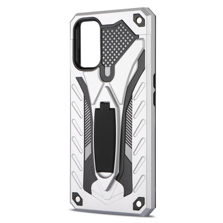 For OPPO Realme 7 Pro Shockproof TPU + PC Protective Case with Holder