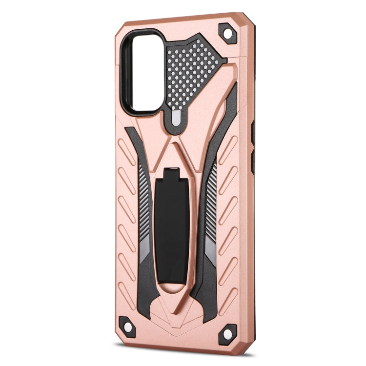 For OPPO Realme 7 Pro Shockproof TPU + PC Protective Case with Holder