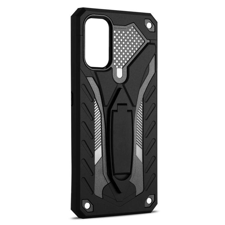 For OPPO Realme 7 Pro Shockproof TPU + PC Protective Case with Holder