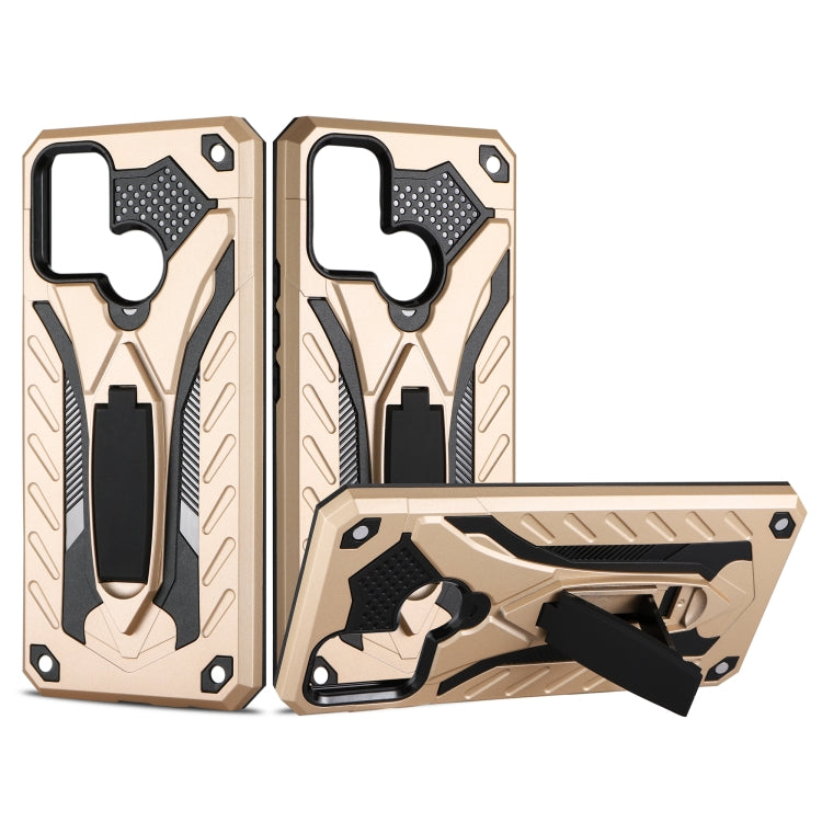 For OPPO Realme C17 / 7i Shockproof TPU + PC Protective Case with Holder