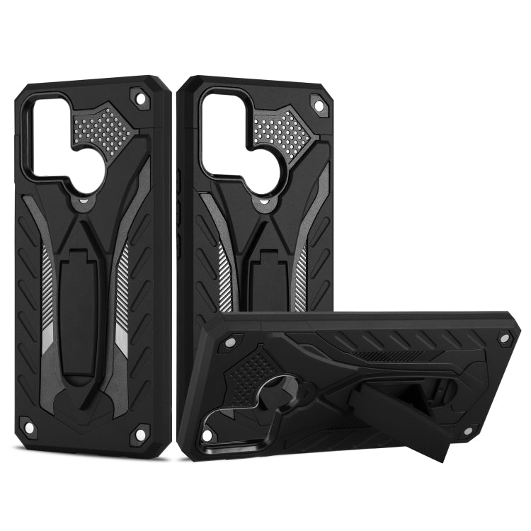 For OPPO Realme C17 / 7i Shockproof TPU + PC Protective Case with Holder