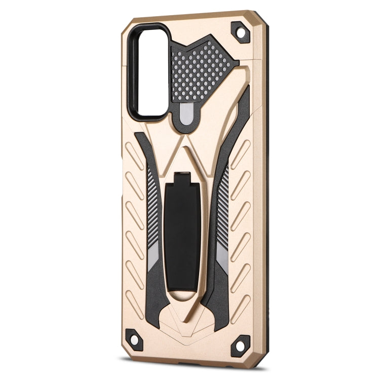 For vivo Y20 Shockproof TPU + PC Protective Case with Holder
