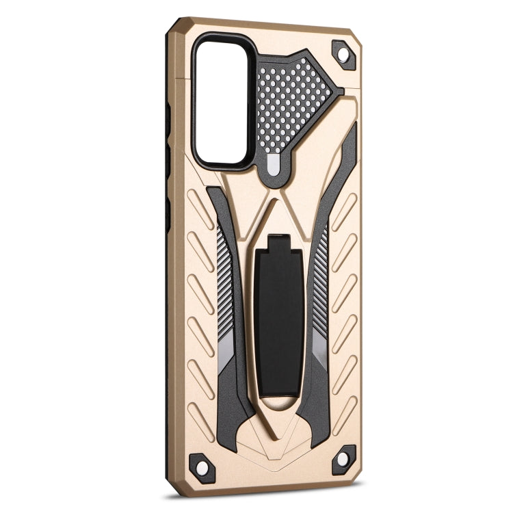 For Samsung Galaxy S20 FE Shockproof TPU + PC Protective Case with Holder