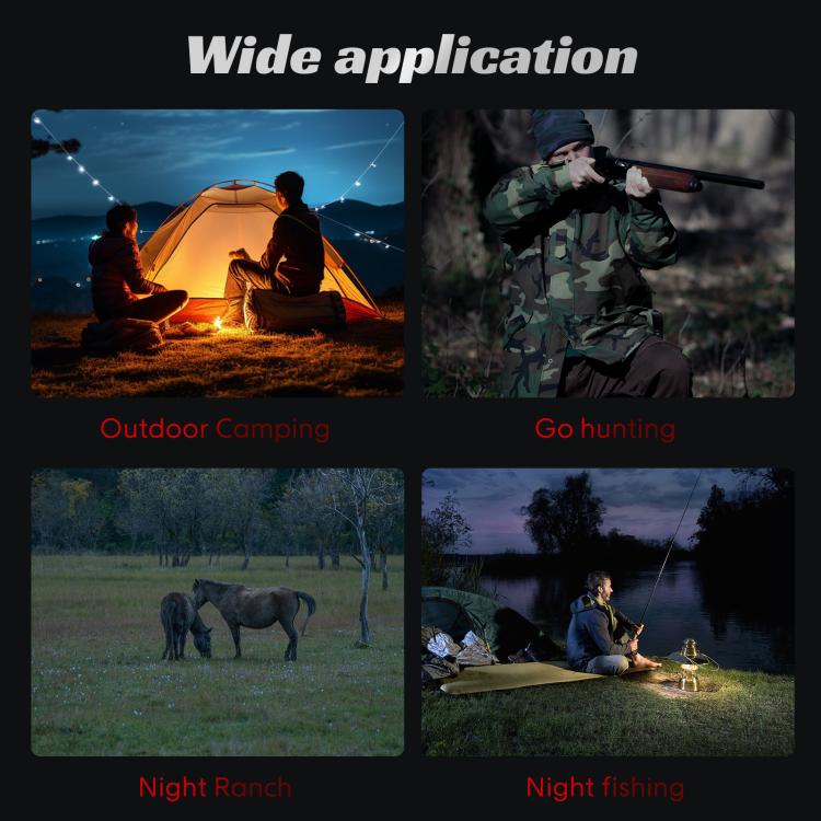 inskam 329 2MP HD Monocular Infrared Digital Night Vision Device with 2.0-inch Display - Black