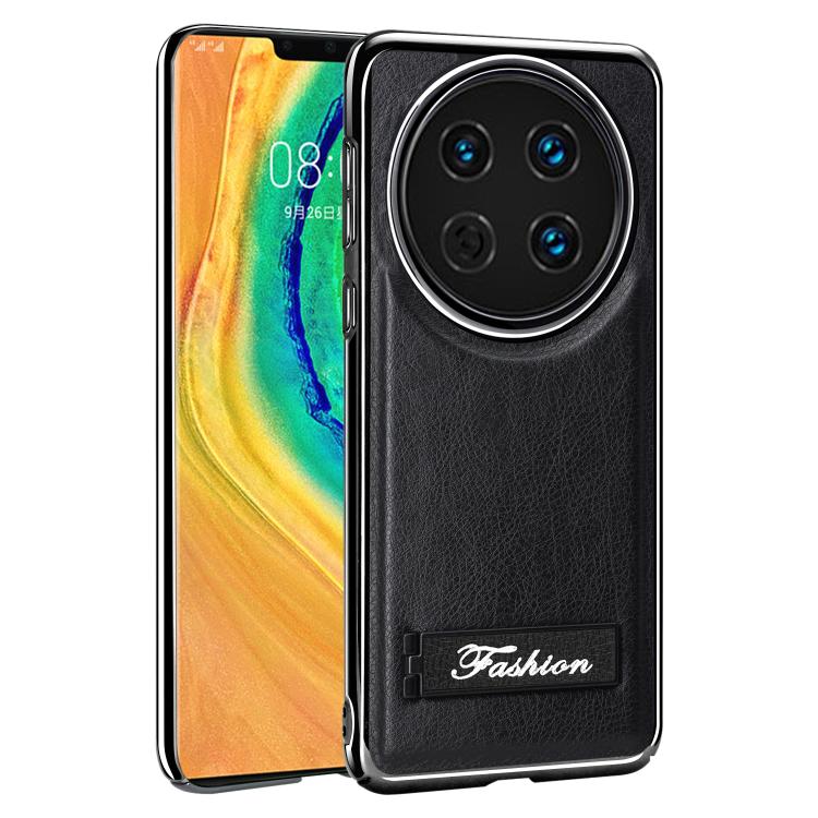 For Huawei Mate 30 Pro Fashion Electroplated Fold Holder Shockproof Phone Case