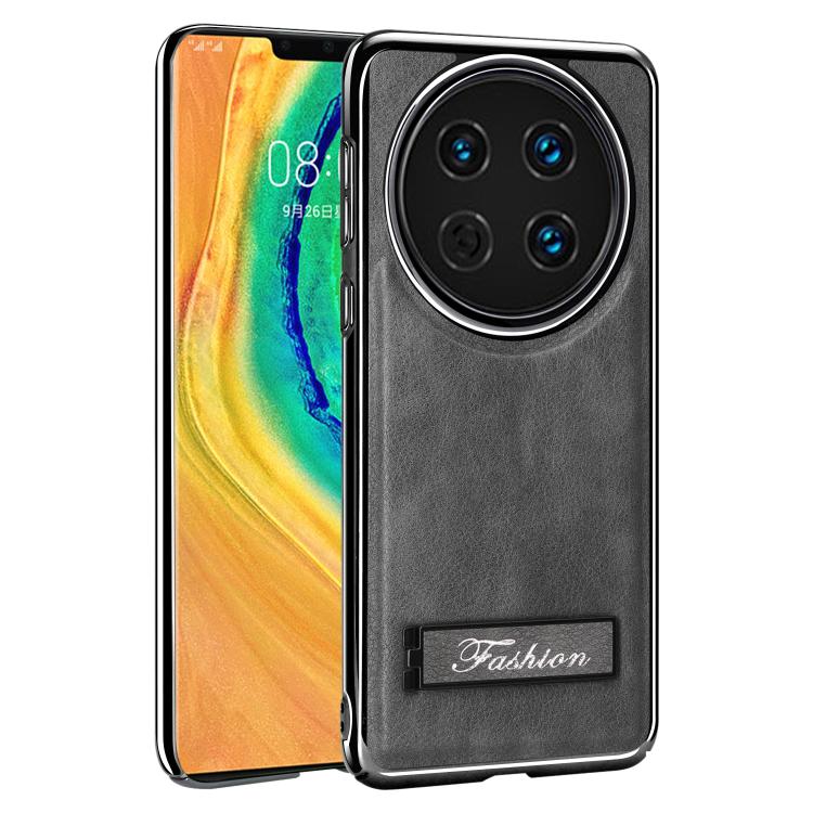 For Huawei Mate 30 Pro Fashion Electroplated Fold Holder Shockproof Phone Case