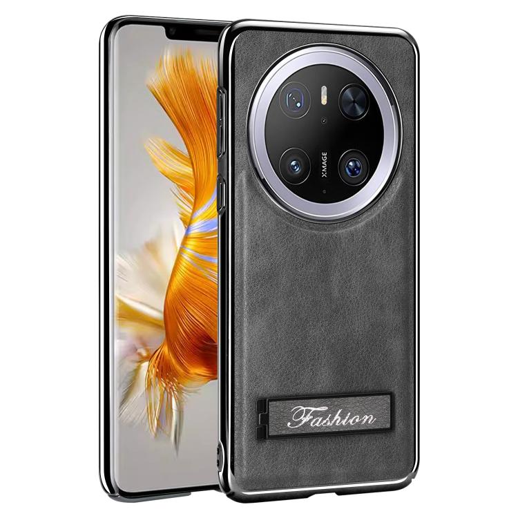 For Huawei Mate 70 Fashion Electroplated Fold Holder Shockproof Phone Case