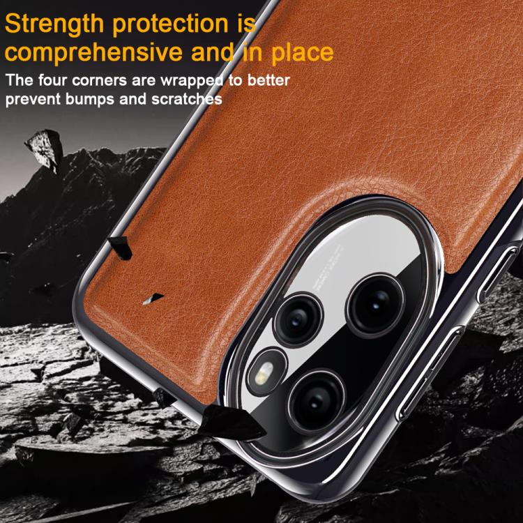 For Honor Magic3 Fashion Electroplated Fold Holder Shockproof Phone Case
