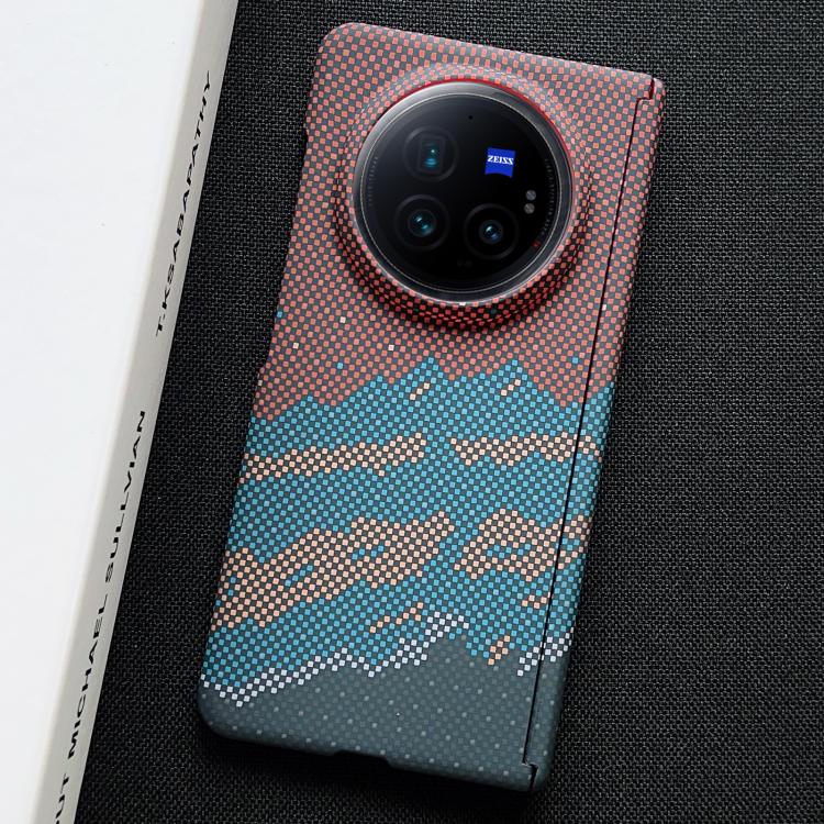 For vivo X Fold3 Pro Electroplated PC Shockproof Full Coverage Magnetic Phone Case