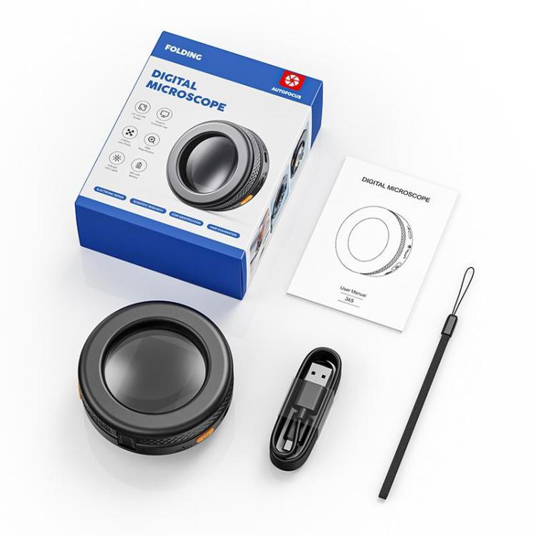 inskam 365 2MP 2-inch Display Portable Digital Microscope - Black