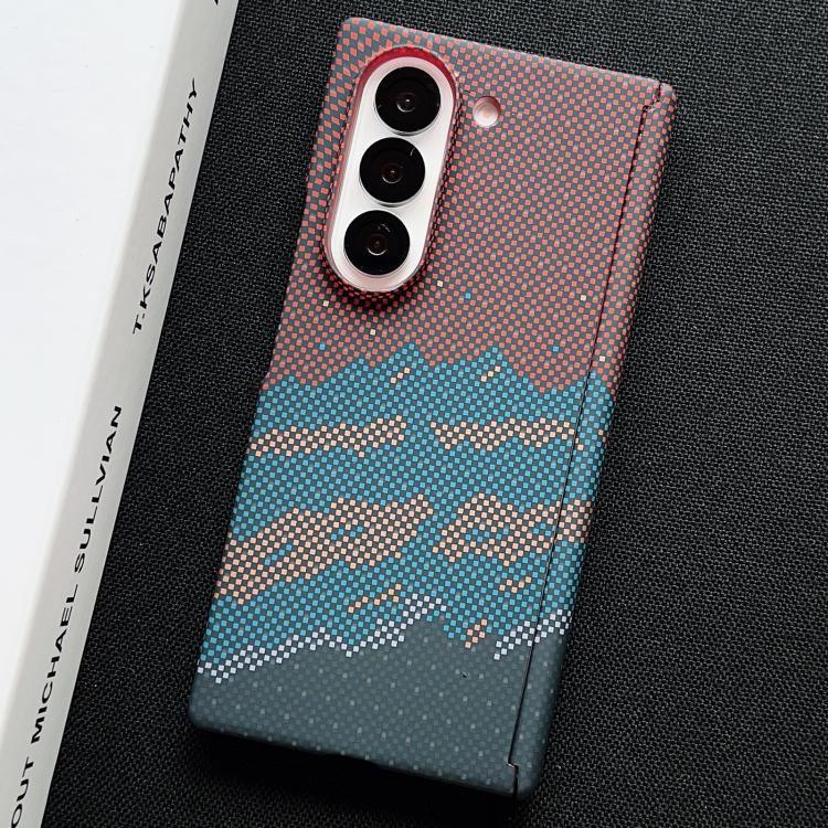 For Samsung Galaxy Z Fold5 Electroplated PC Shockproof Full Coverage Magnetic Phone Case
