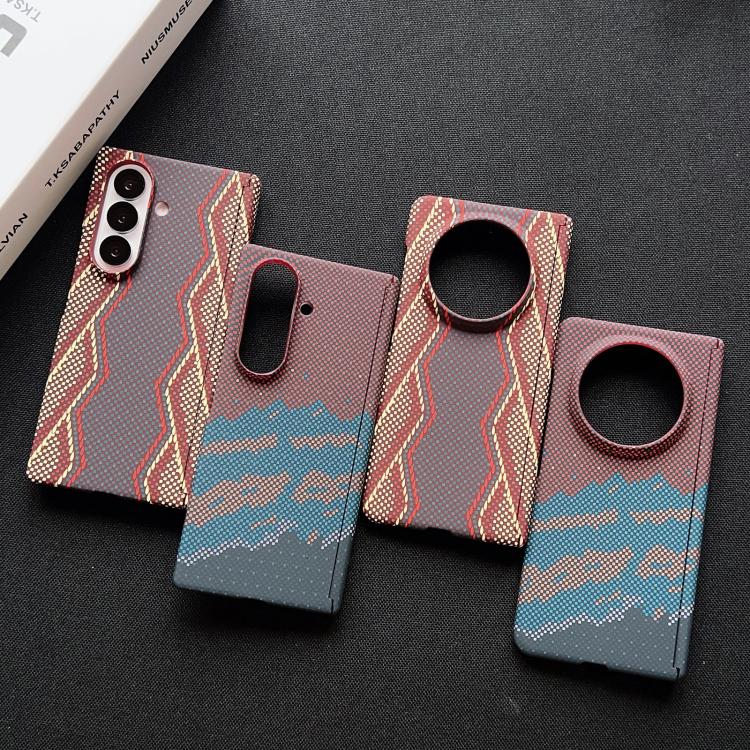 For Samsung Galaxy Z Fold6 5G Electroplated PC Shockproof Full Coverage Magnetic Phone Case