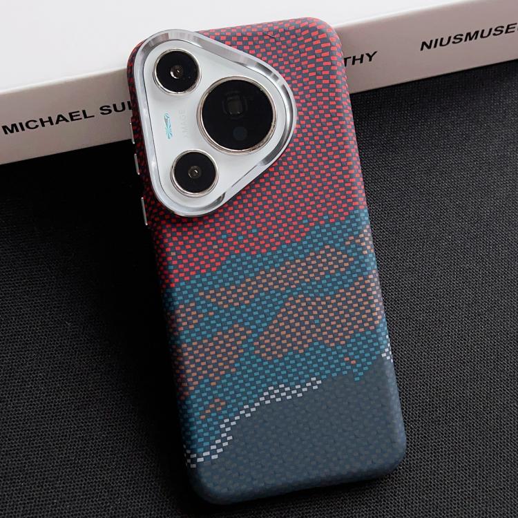 For Huawei Pura 70 Electroplated PC Shockproof Full Coverage Magnetic Phone Case