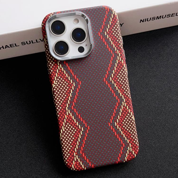 For iPhone 15 Pro Electroplated PC Shockproof Full Coverage Magnetic Phone Case