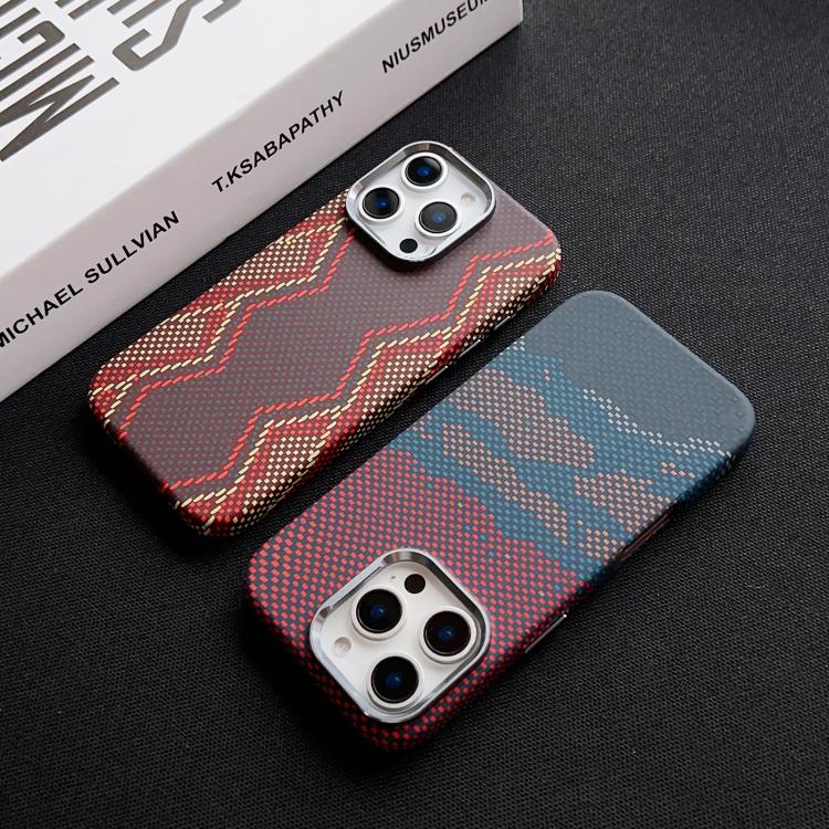 For iPhone 16 Pro Max Electroplated PC Shockproof Full Coverage Magnetic Phone Case