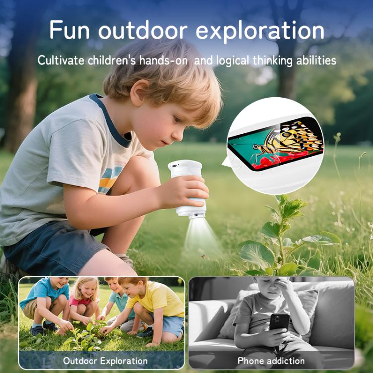 inskam 382 2MP 2-inch Display Kids Nature Observation Digital Microscope