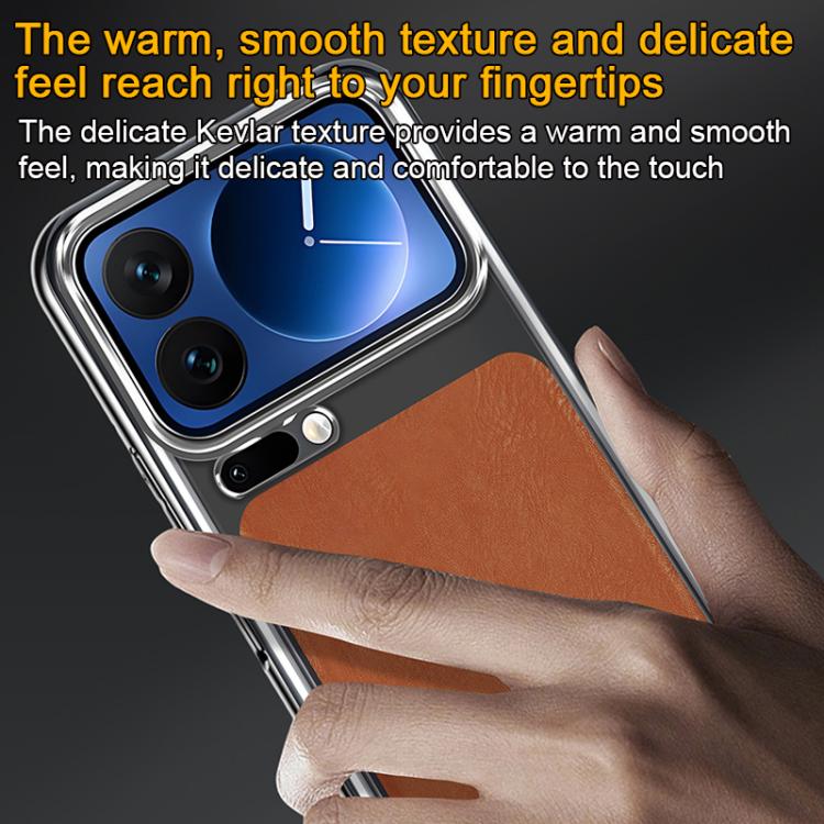 For Xiaomi 13 Palida Electroplated Mecha-Style Leather Textured Shockproof Phone Case