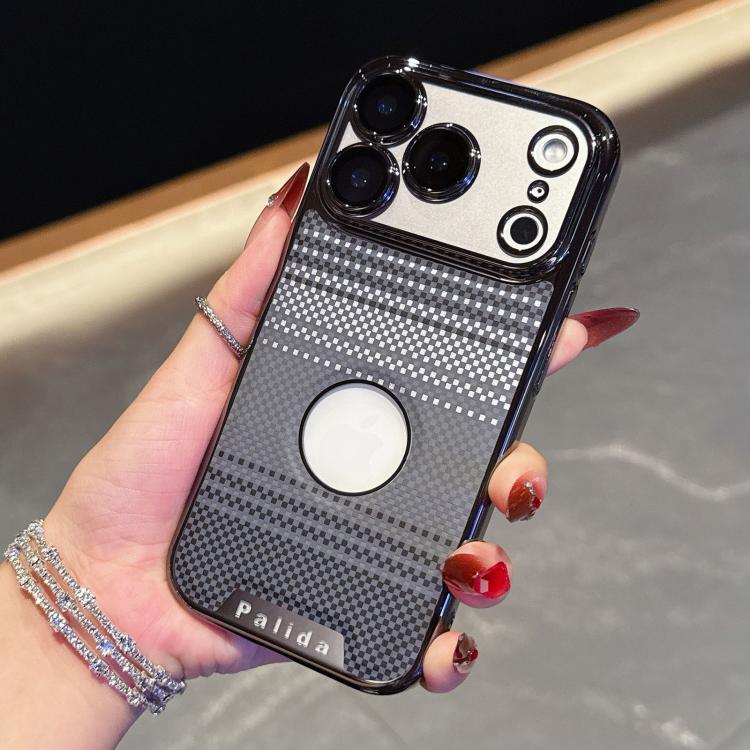 For iPhone 17 Pro Palida Electroplated Kevlar Texture Shockproof Phone Case