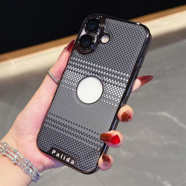 For iPhone 17 Palida Electroplated Kevlar Texture Shockproof Phone Case