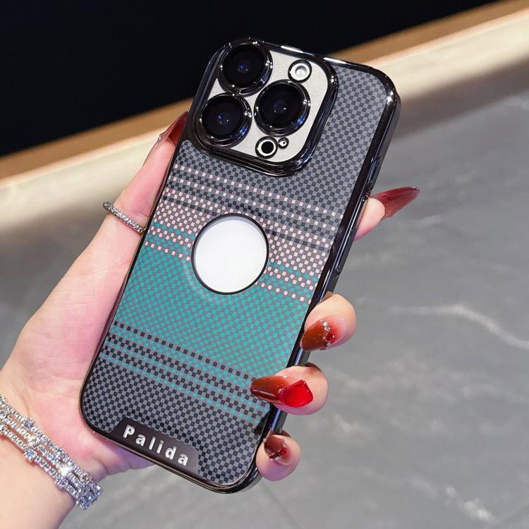 For iPhone 13 Pro Palida Electroplated Kevlar Texture Shockproof Phone Case
