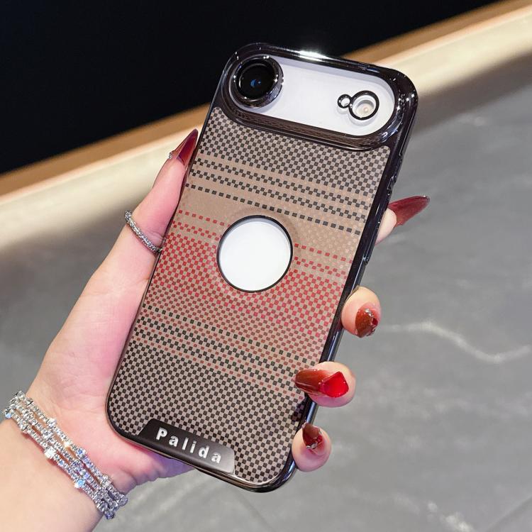 For iPhone Air Palida Electroplated Kevlar Texture Shockproof Phone Case