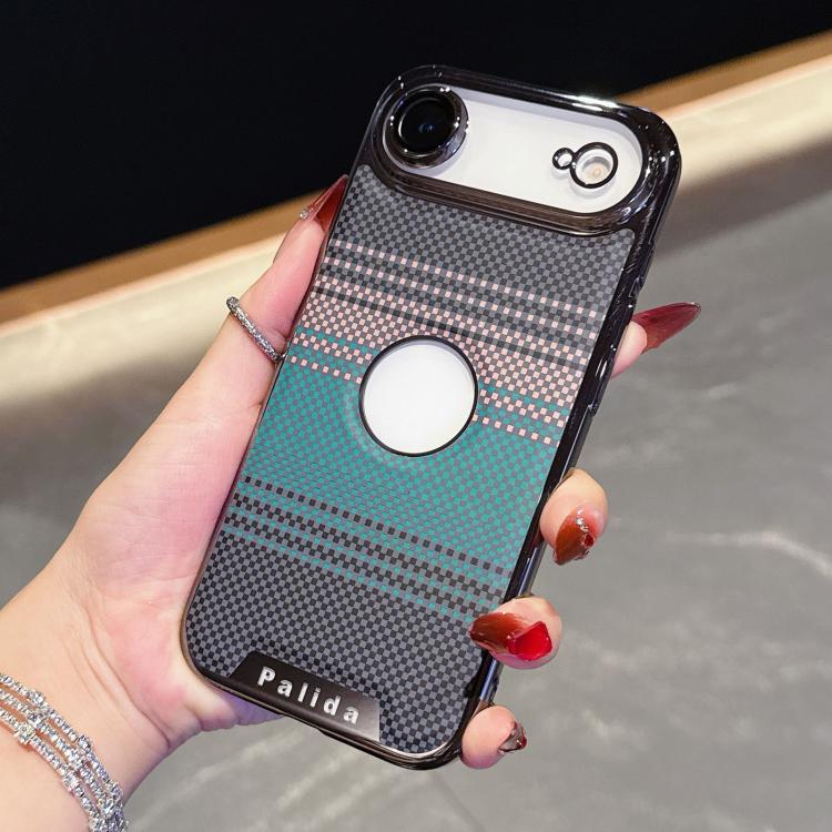 For iPhone Air Palida Electroplated Kevlar Texture Shockproof Phone Case