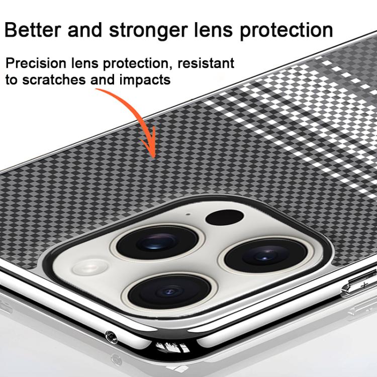 For iPhone 17 Palida Electroplated Kevlar Texture Shockproof Phone Case