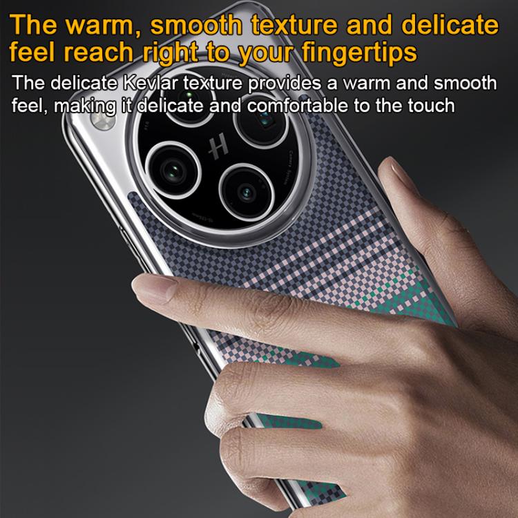 For OPPO Find X8 Palida Electroplated Kevlar Texture Shockproof Phone Case