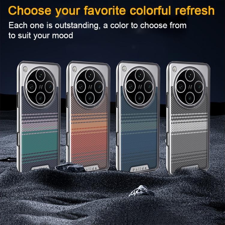 For OPPO Find X8 Pro Palida Electroplated Kevlar Texture Shockproof Phone Case