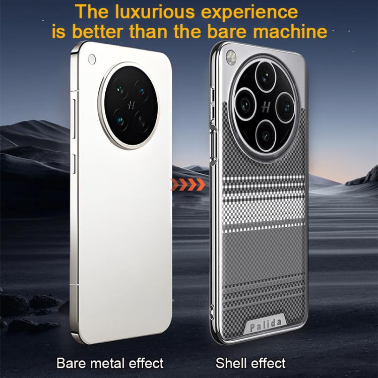 For OPPO Find X8 Pro Palida Electroplated Kevlar Texture Shockproof Phone Case