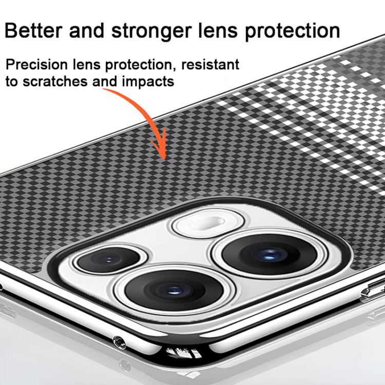 For OPPO Reno14 Global Palida Electroplated Kevlar Texture Shockproof Phone Case