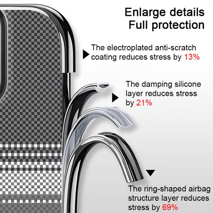For OPPO Reno14 Global Palida Electroplated Kevlar Texture Shockproof Phone Case