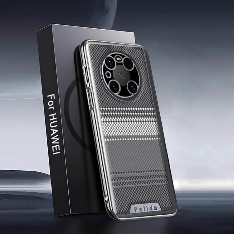 For Huawei Mate 40 Palida Electroplated Kevlar Texture Shockproof Phone Case
