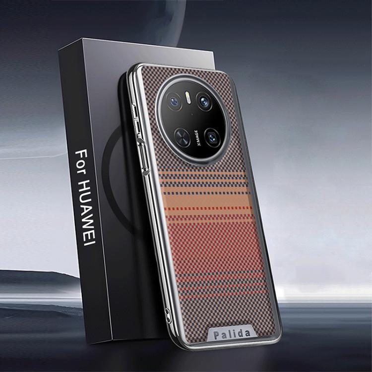 For Huawei Mate 70 Palida Electroplated Kevlar Texture Shockproof Phone Case