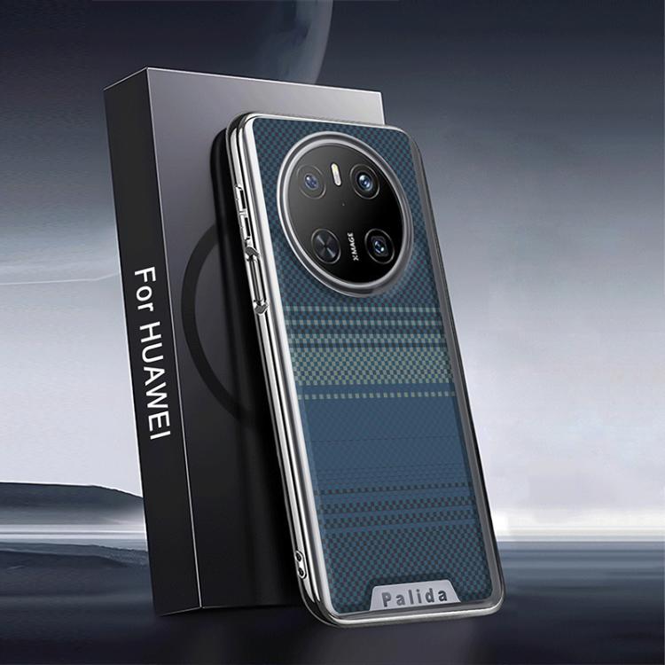 For Huawei Mate 70 Palida Electroplated Kevlar Texture Shockproof Phone Case