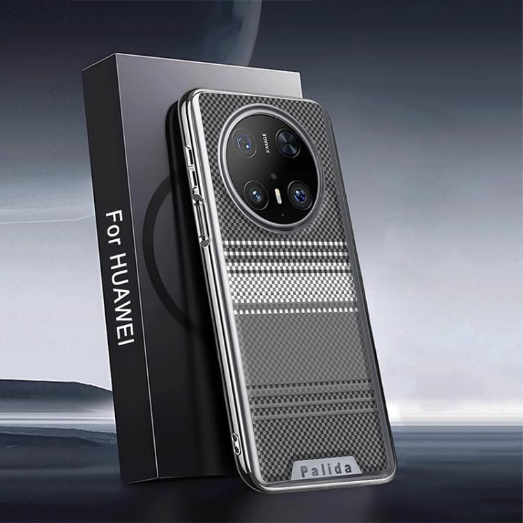 For Huawei Mate 70 Pro Palida Electroplated Kevlar Texture Shockproof Phone Case